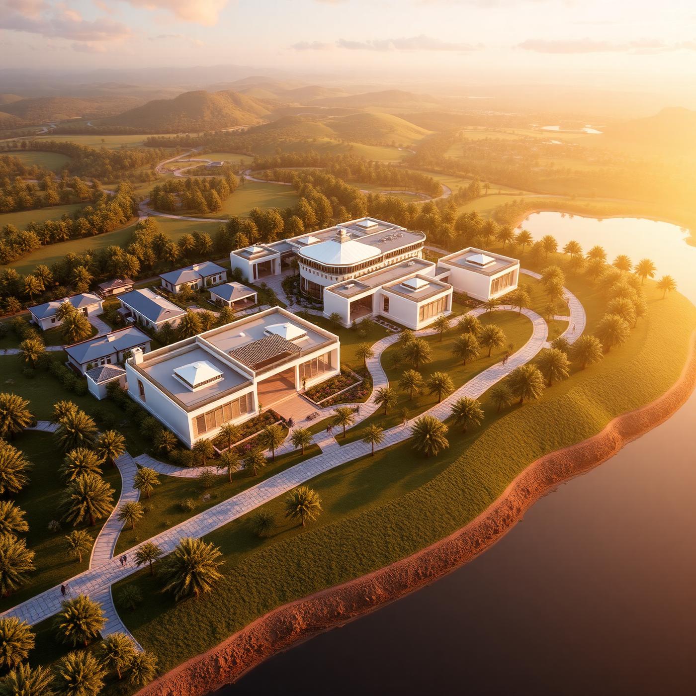 Rivendel masterplan rendering